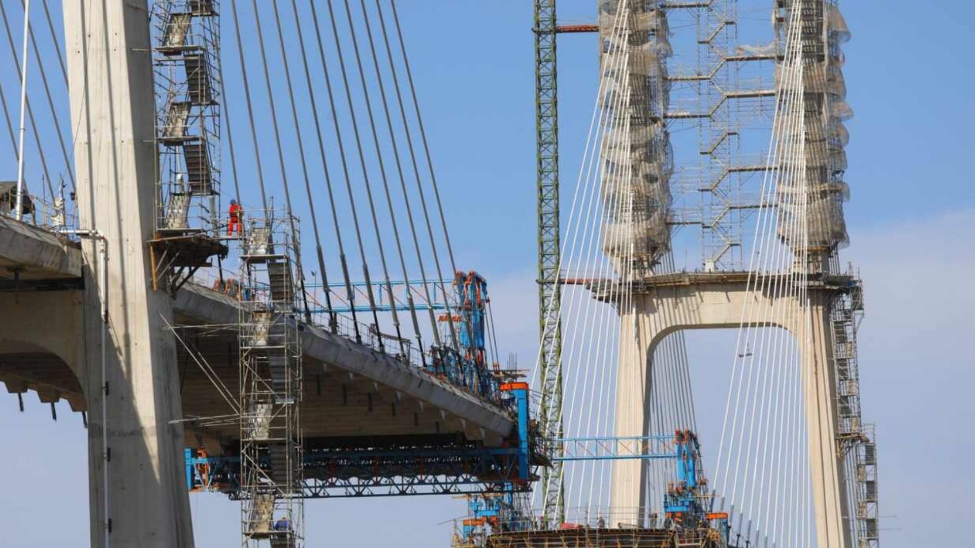 A 100 metros da fronteira com MS: ponte da Rota Bioce&acirc;nica entra na fase final