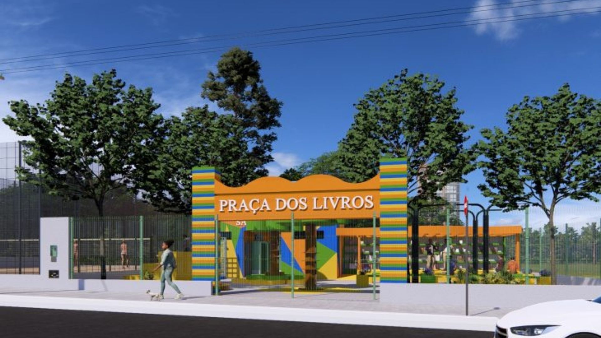 Investimento estadual, nova etapa da Pra&ccedil;a dos Livros vai ampliar lazer e cultura em Campo Grande