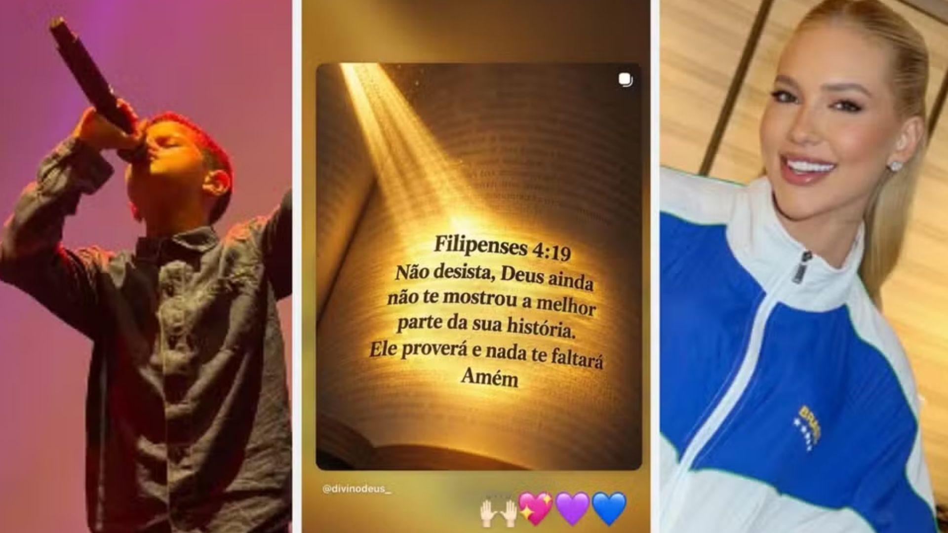 Cantor mirim de MS viraliza com louvor gospel e encanta at&eacute; Virginia nas redes sociais